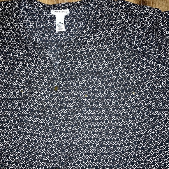 Catherines Women’s Black Blouse | size 3X | Boho Chic | Bohemian - Picture 4 of 12